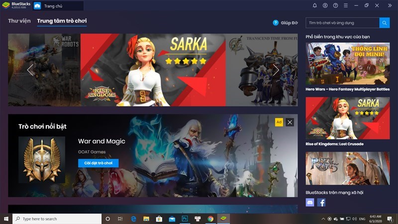 Tính Năng Nổi Bật Của BlueStacks Lite