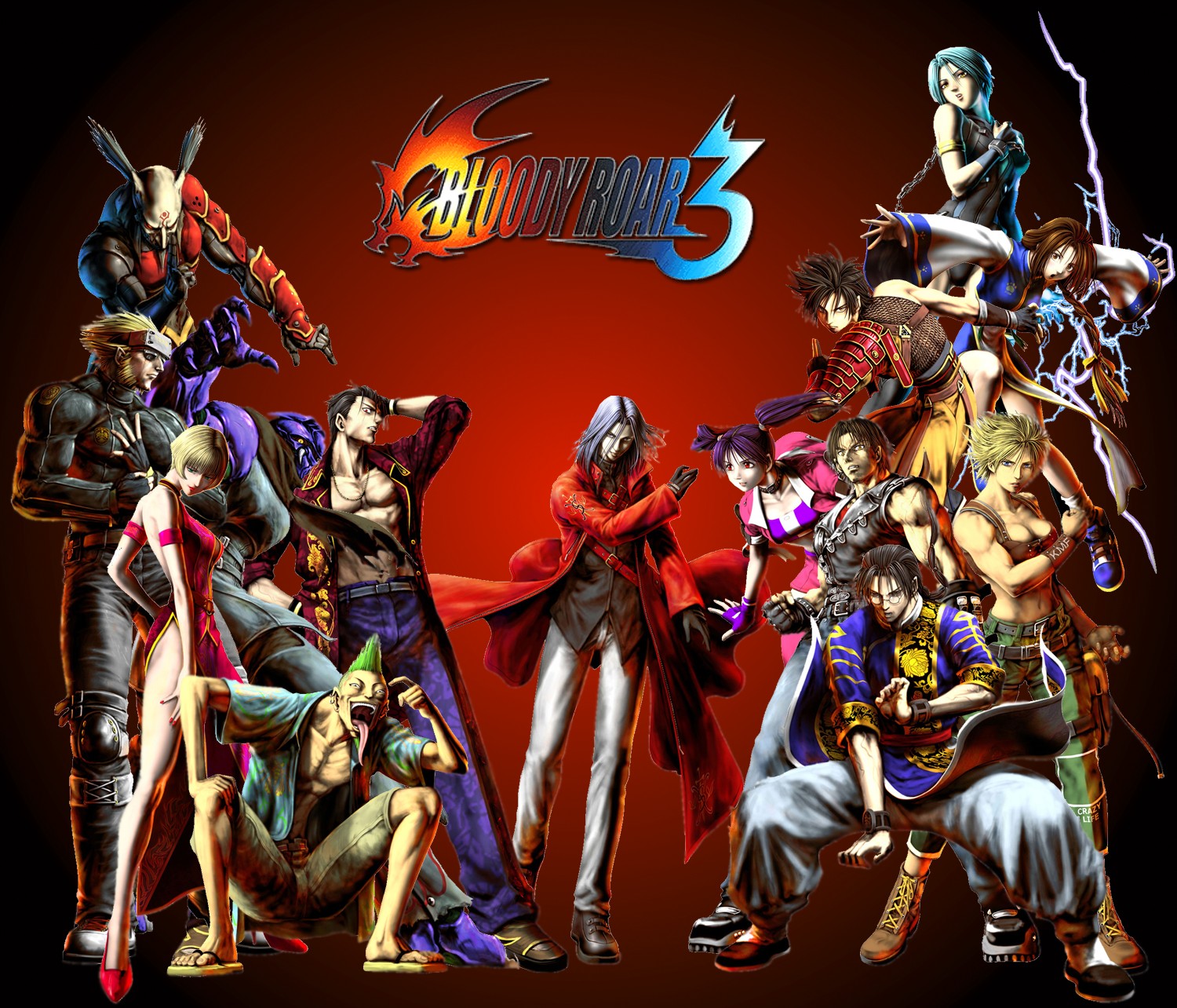 Giới Thiệu Game Bloody Roar 3, 4 - Đấu Trường Thú 3, 4