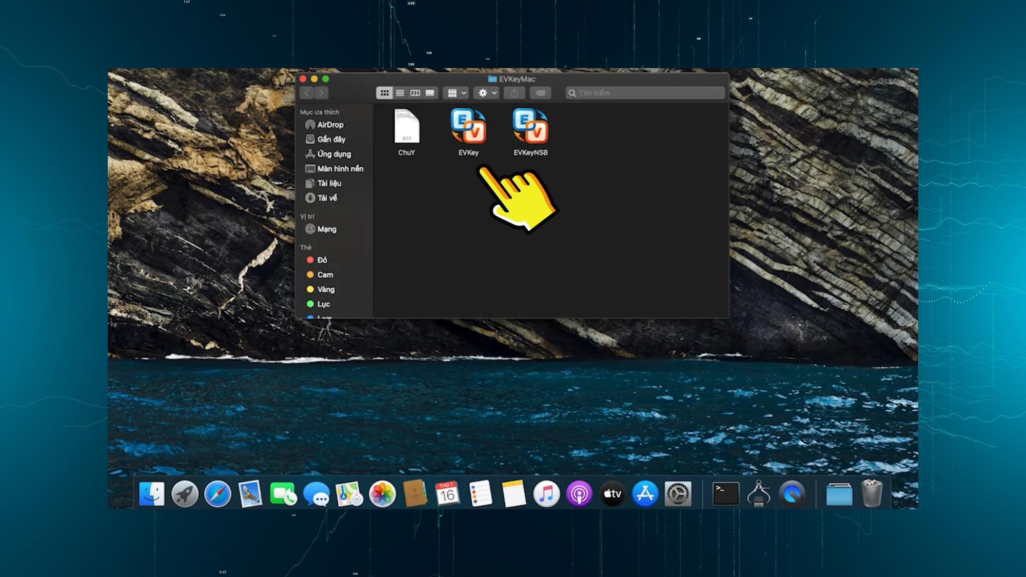 Hướng dẫn cài đặt EVKey trên macOS bước 2