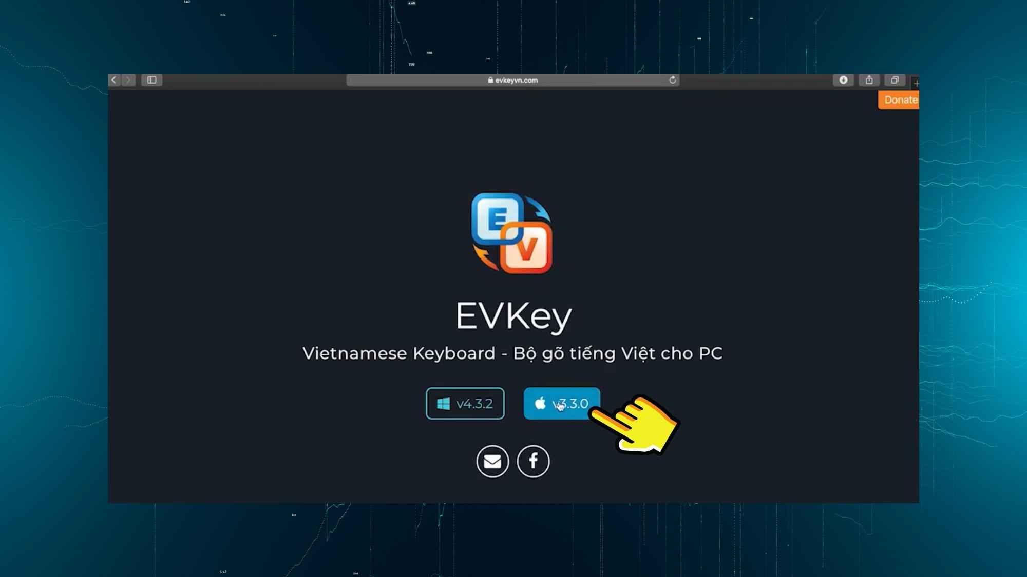 Hướng dẫn cài đặt EVKey trên macOS bước 1