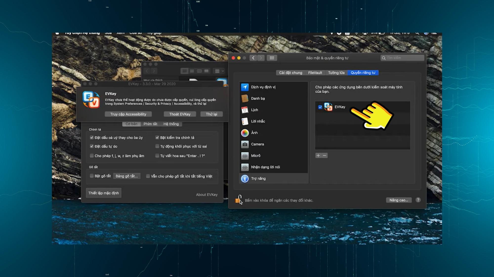 Hướng dẫn cài đặt EVKey trên macOS bước 4
