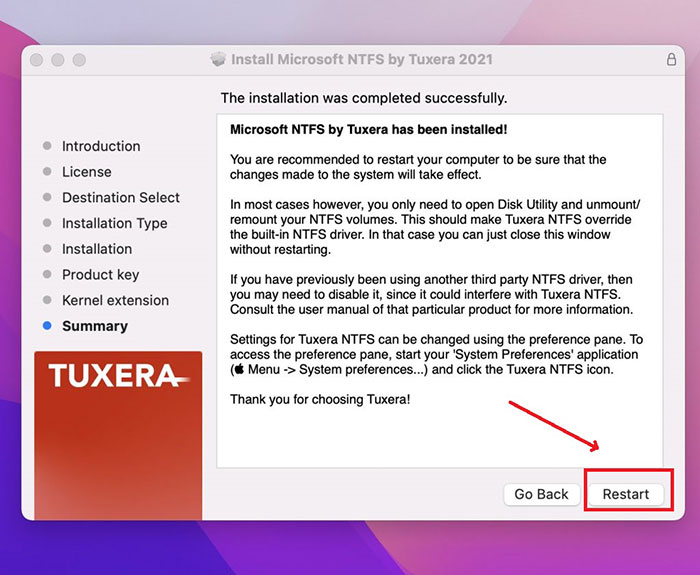 Hướng dẫn cài đặt Tuxera NTFS trên Macbook 19