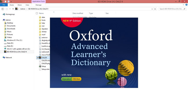 Tải Oxford Advanced Learner's Dictionary 9th phiên bản mới 