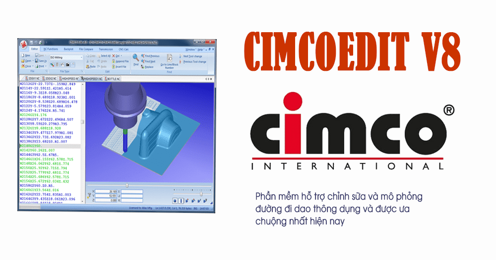 Hướng dẫn tải và cài đặt CIMCO Edit 8 Mới Nhất – Lập trình CNC