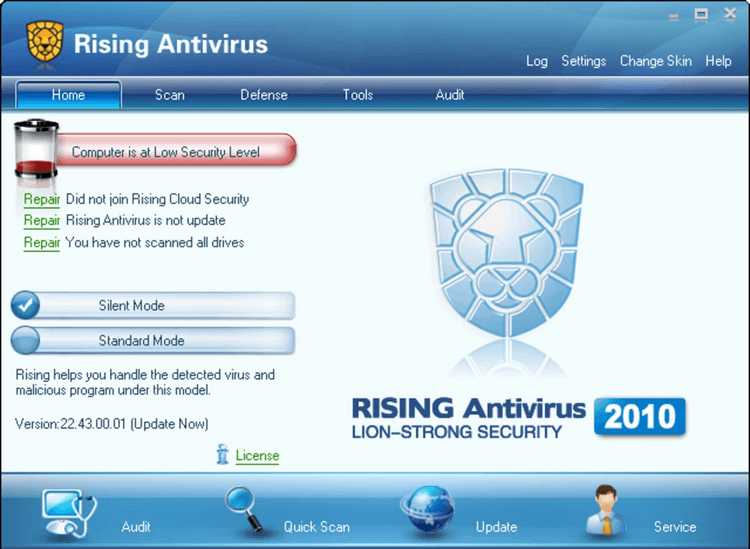 Hướng dẫn tải và cài đặt Rising Antivirus 23.1.17.18 Full 