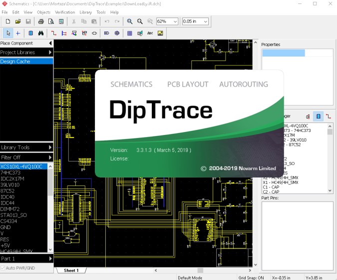 Hướng dẫn tải và cài đặt DipTrace 4 Full – Thiết kế bảng mạch điện