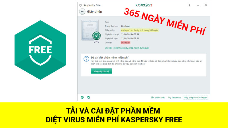 Hướng dẫn tải và cài đặt phần mềm diệt virus Kaspersky miễn phí