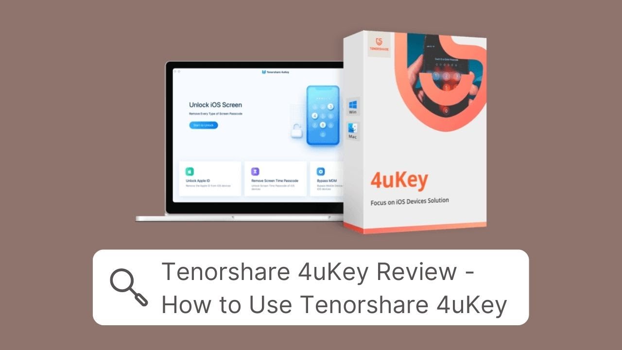 Hướng dẫn tải và cài đặt Tenorshare 4uKey iTunes Backup 5