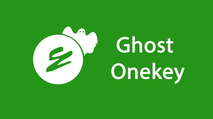 Hướng dẫn tải và cài đặt Onekey Ghost mới nhất 2023