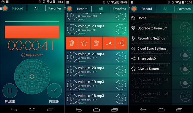 Smart Voice Recorder for Android Ghi âm giọng nói thông minh